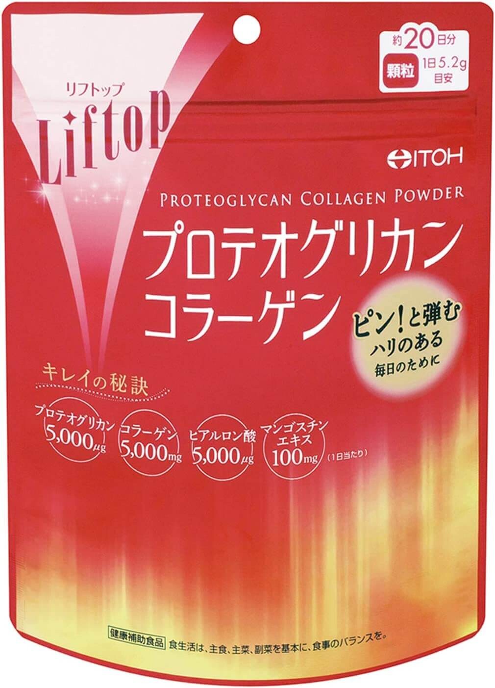 

Порошковый коллаген Itoh Pharmaceutical Lift Top Proteoglycan, 104 грамм