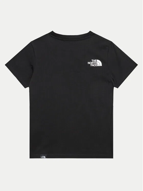 Футболка regular fit Simple Dome The North Face, черный — фото 2
