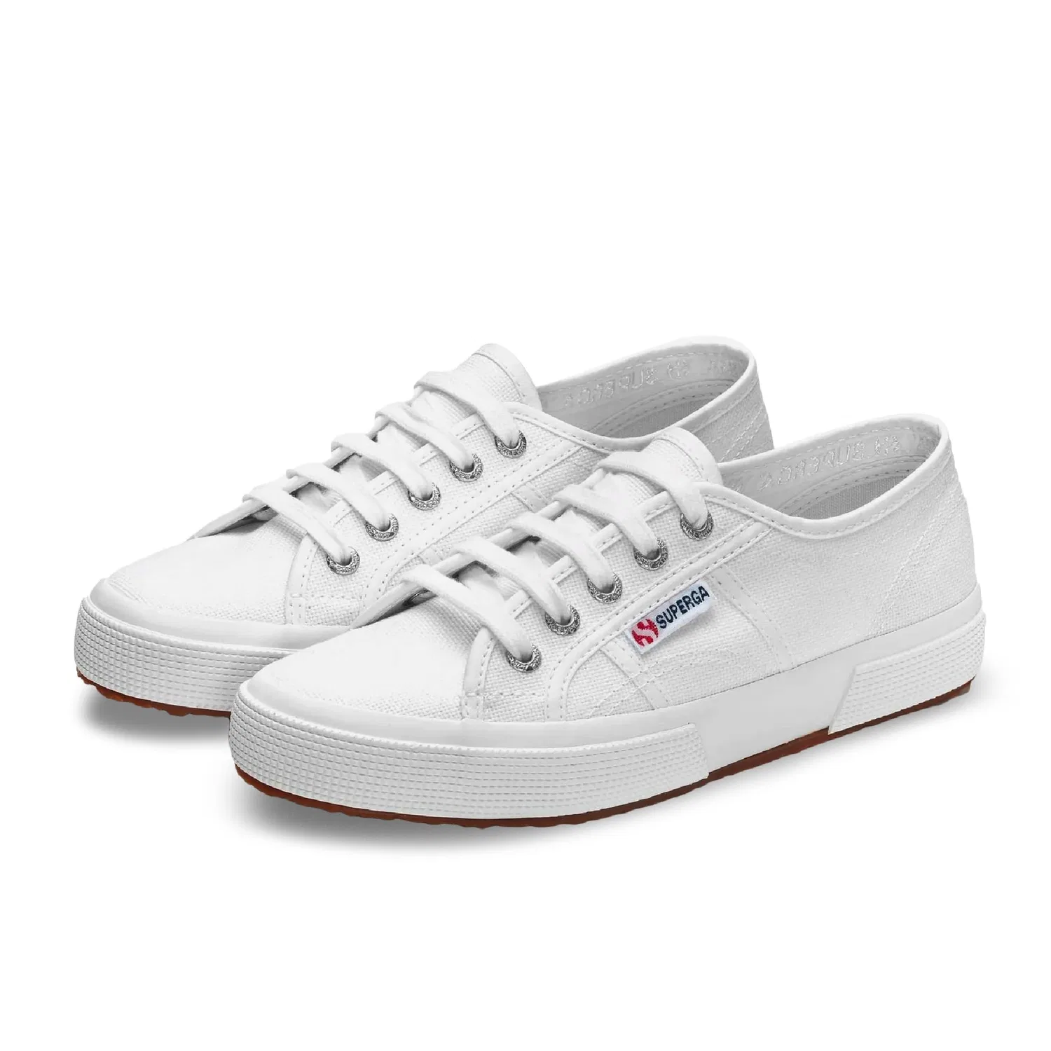 Детские кеды для девочек с контрастной отделкой Superga, White — фото 4