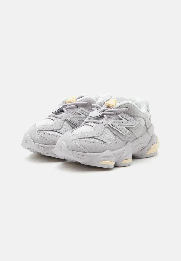 Кроссовки из кожи и текстиля 9060 New Balance, Horizon Grey/Calcium, серый — фото 2