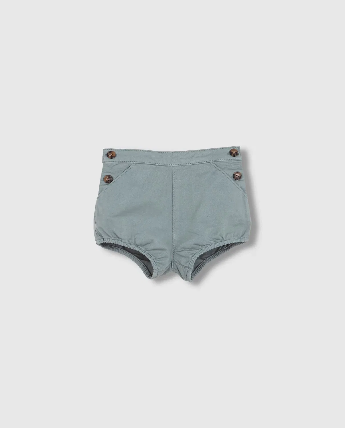 Детские шорты из саржи Gocco, Verde Grisáceo