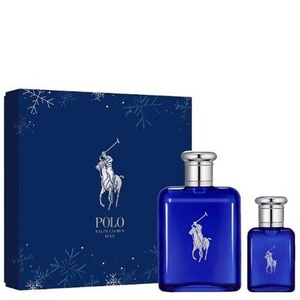 Ralph Lauren Polo Blue 125 мл EDT спрей + 40 мл EDT спрей Совершенно новый подарочный набор — фото 2