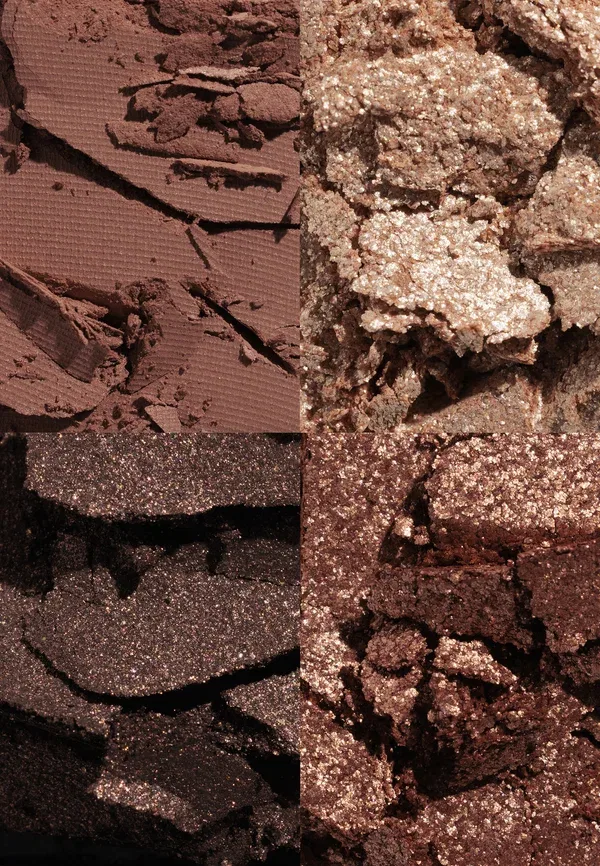 Палетка теней для век матовая, сатиновая, металлик Vamp! palette 4 eyeshadows Pupa Milano, Gold Bronze, 5.2 г — фото 3