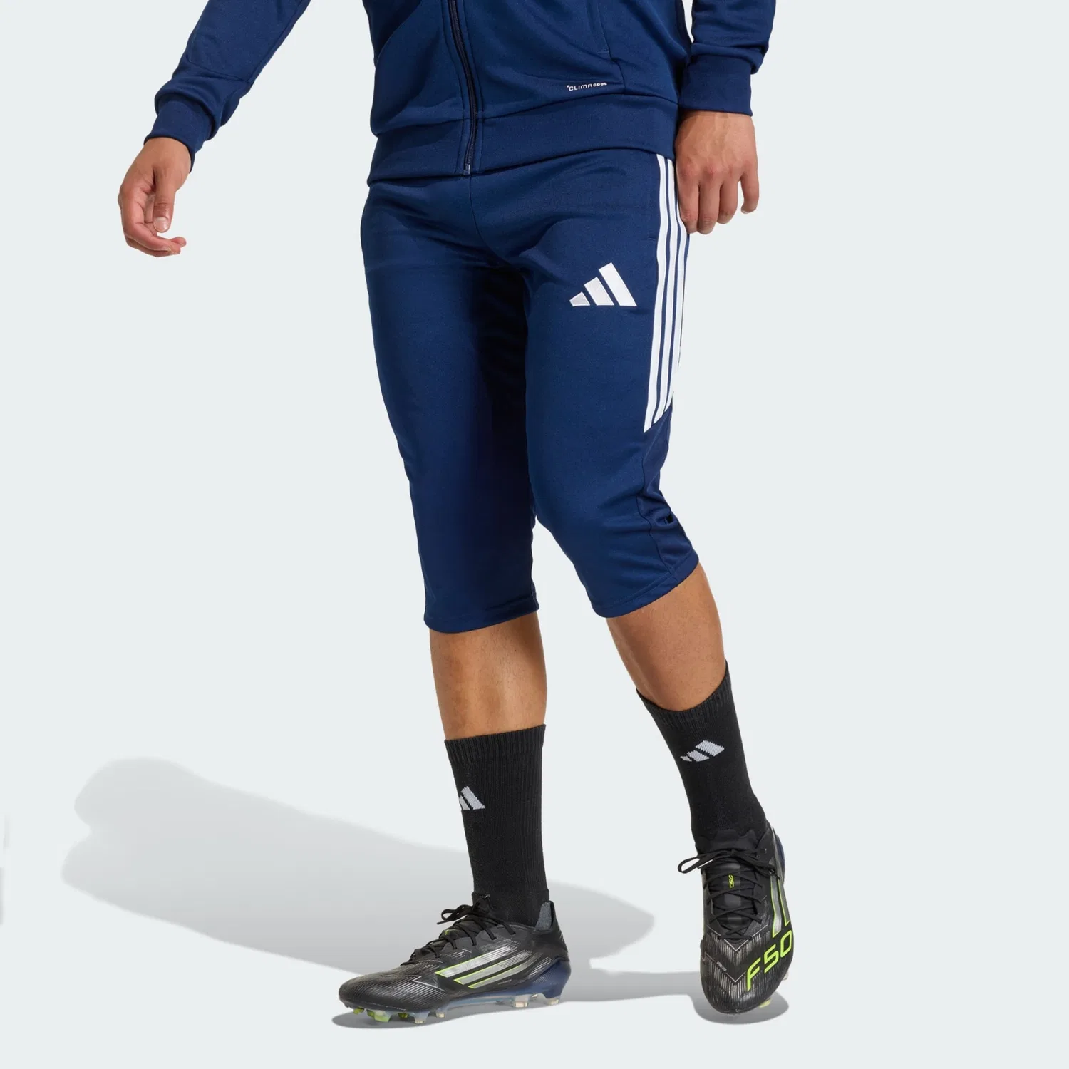 Спортивные шорты Adidas Performance Slim fit Tiro26 League темно-синего цвета — фото 3