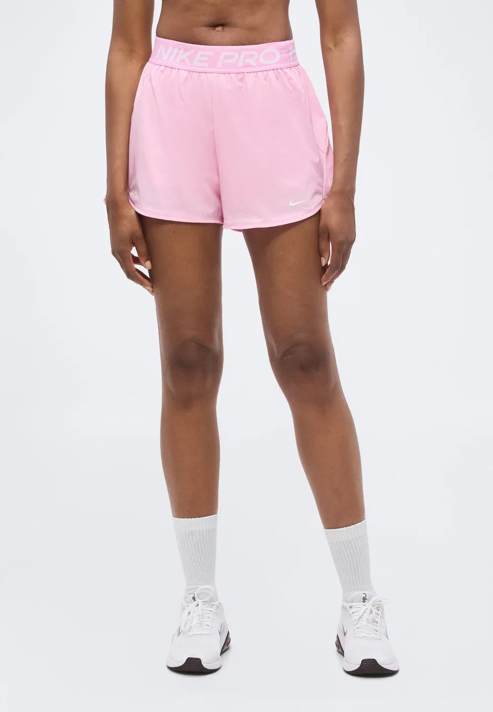 Короткие спортивные шорты Nike Performance, Pink Rise/White