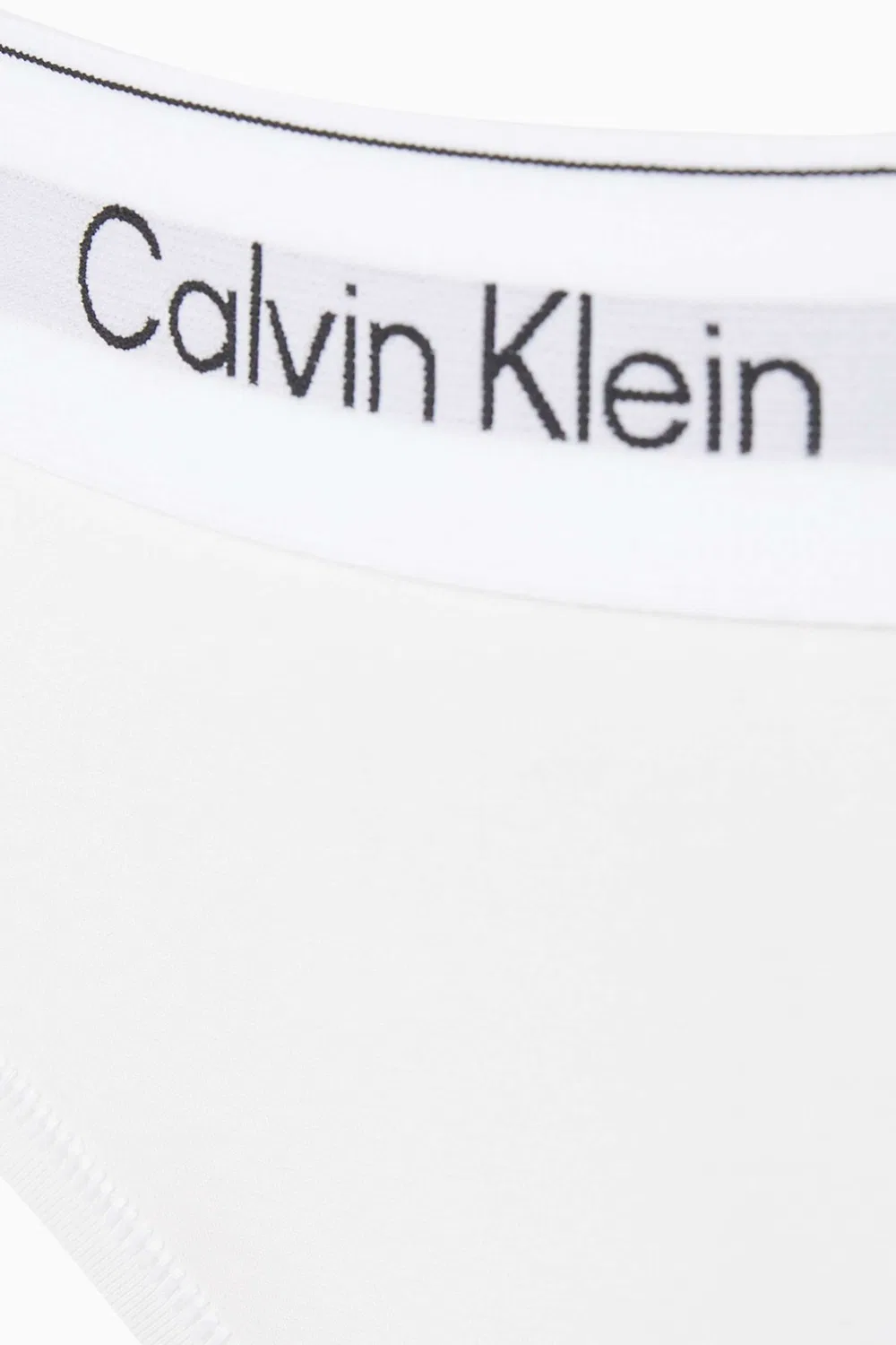Трусики бикини хлопковые Icon Bikini Briefs Calvin Klein, белый — фото 2