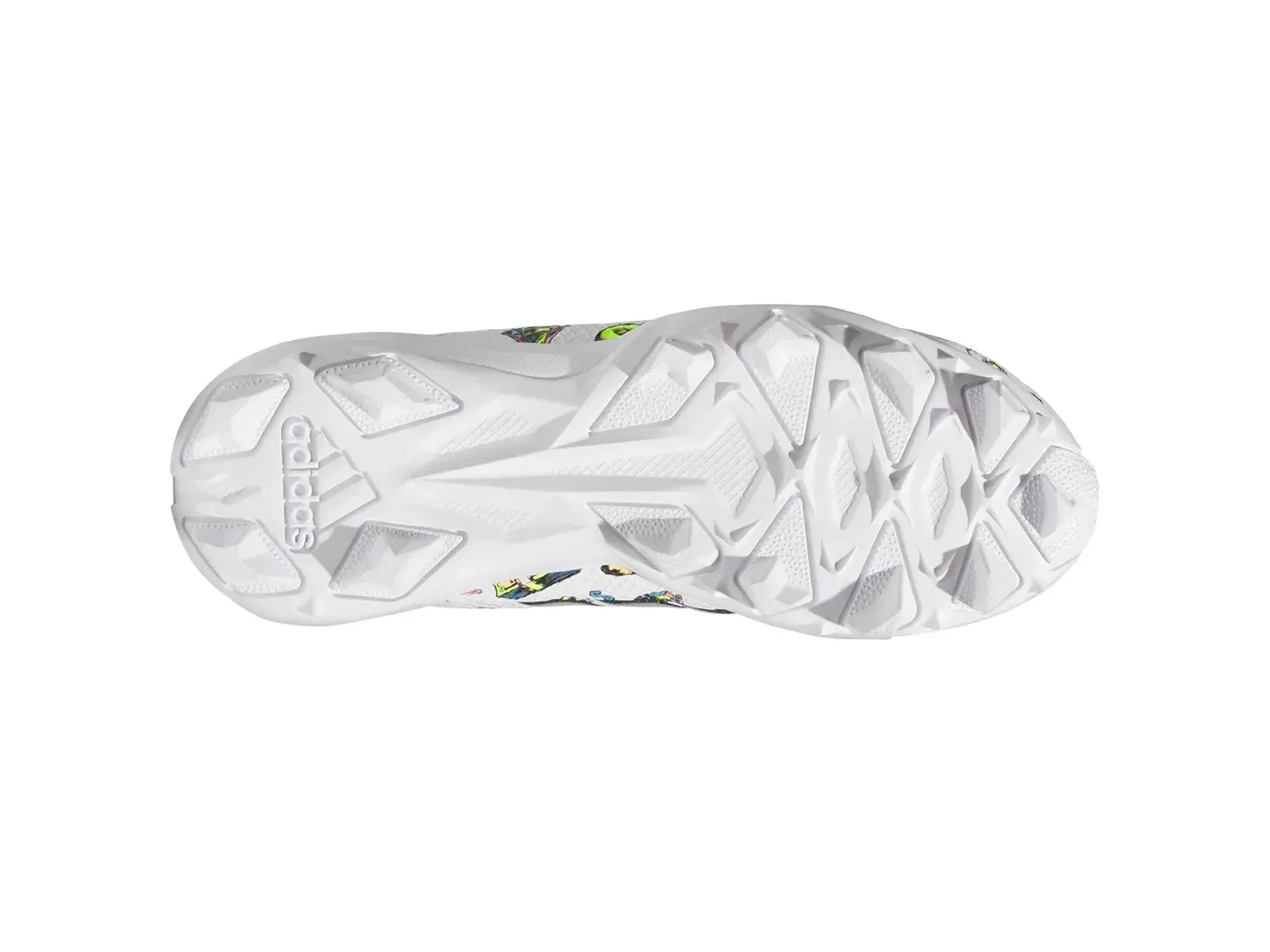 Кроссовки футбольные Adizero Impact.2 Kids' adidas, белый — фото 4