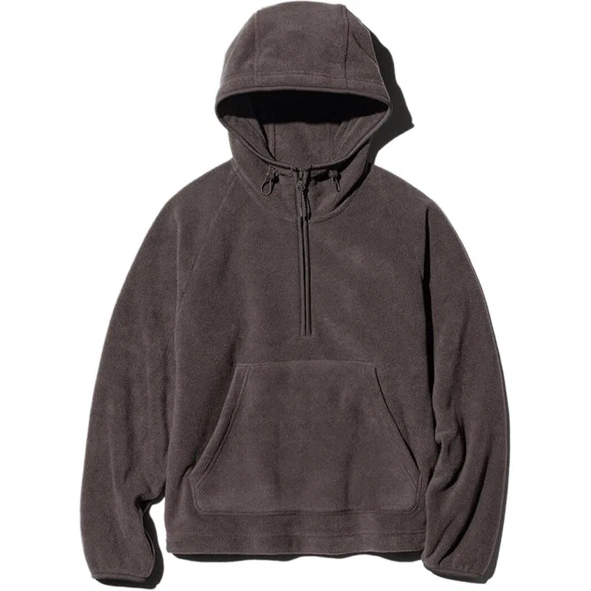 Женский худи с капюшоном Brown Black UNIQLO, Brown Black