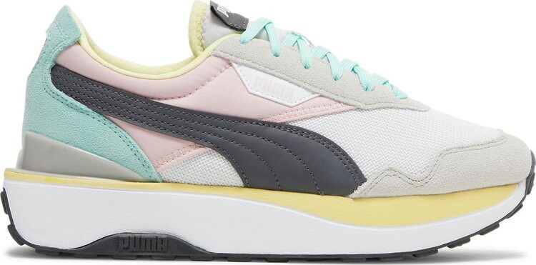Кроссовки Puma Wmns Cruise Rider White Pink Lady, розовый