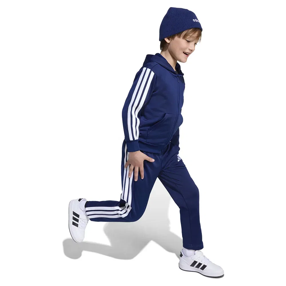 Детский спортивный костюм с принтом Adidas Essentials, Blue — фото 3
