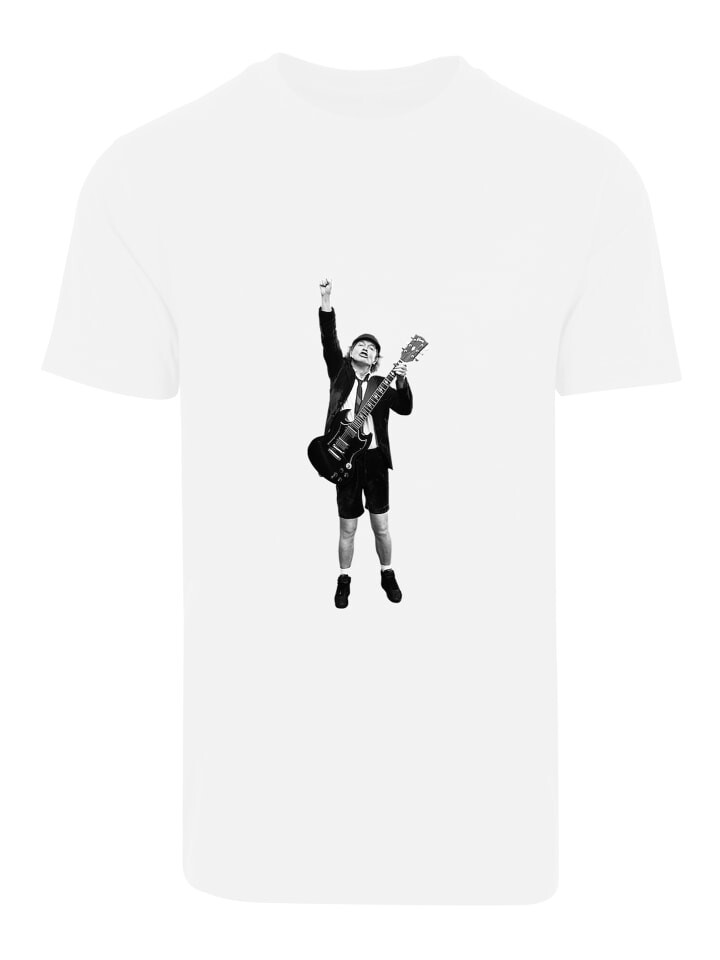 

Футболка F4NT4STIC ACDC Angus Young Cut Out für Kinder & Herren, белый