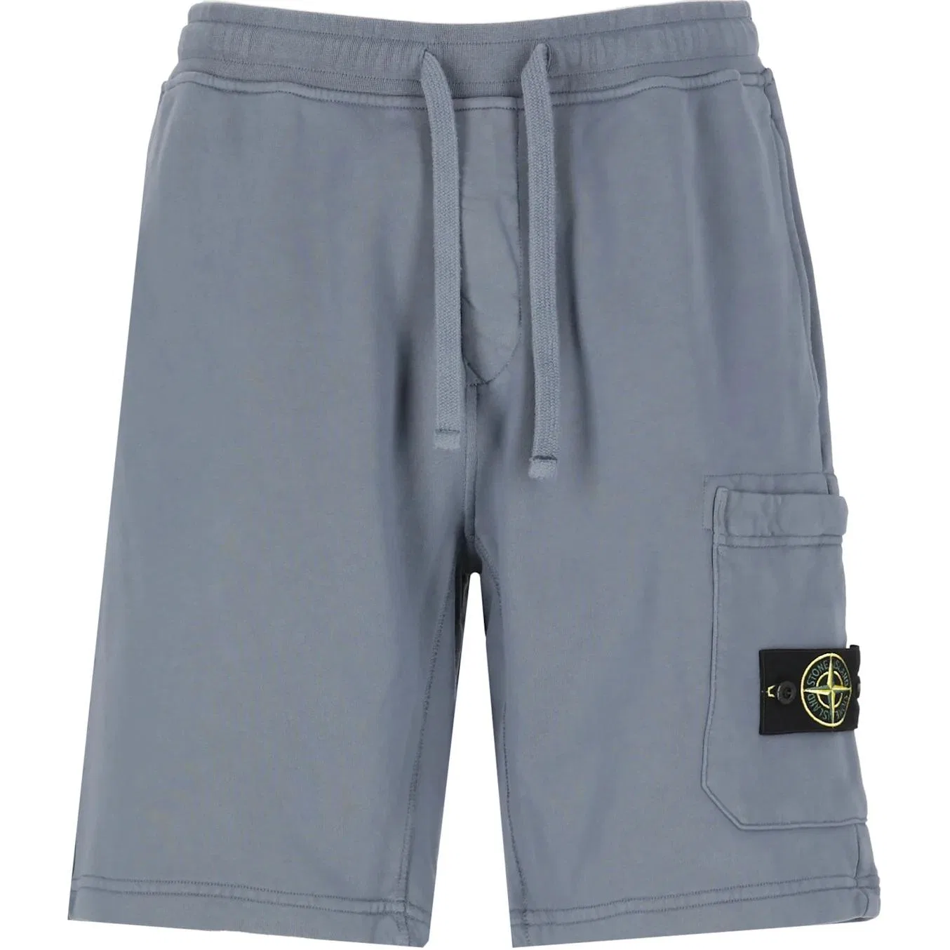 Шорты с утяжкой и патчем Compass, Stone Island, Gray