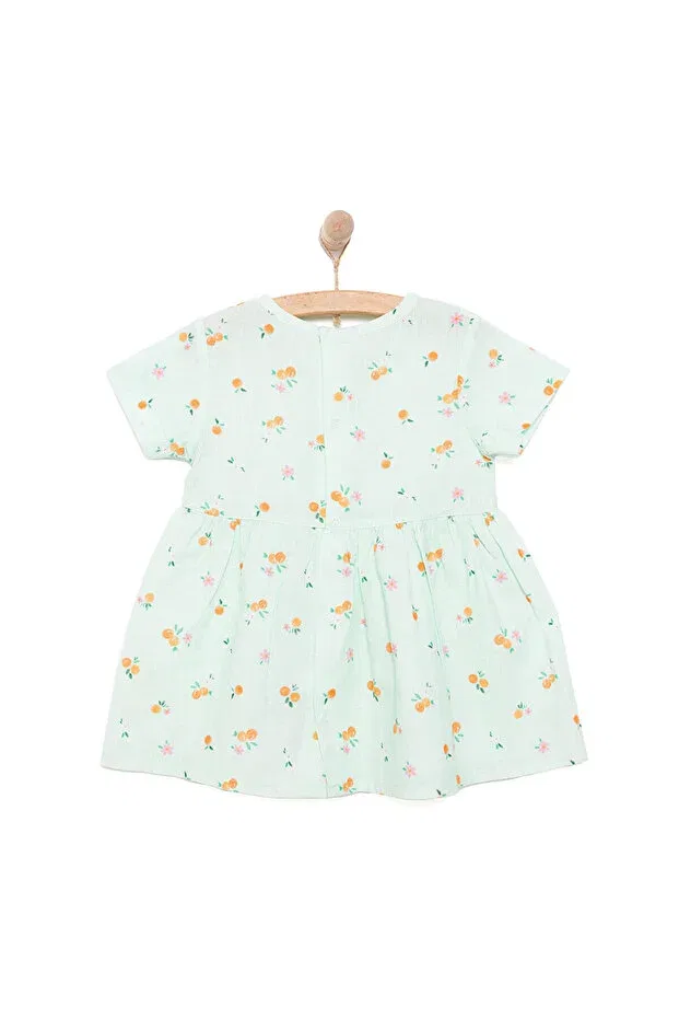 Детское платье для девочек с принтом Hellobaby Ebebek Hello Baby, Light Blue — фото 2