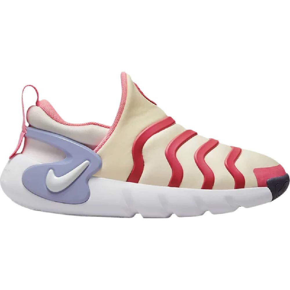 

Кроссовки Nike Dynamo Go PS Coconut Milk Sea Coral, бежевый/красный/фиолетовый