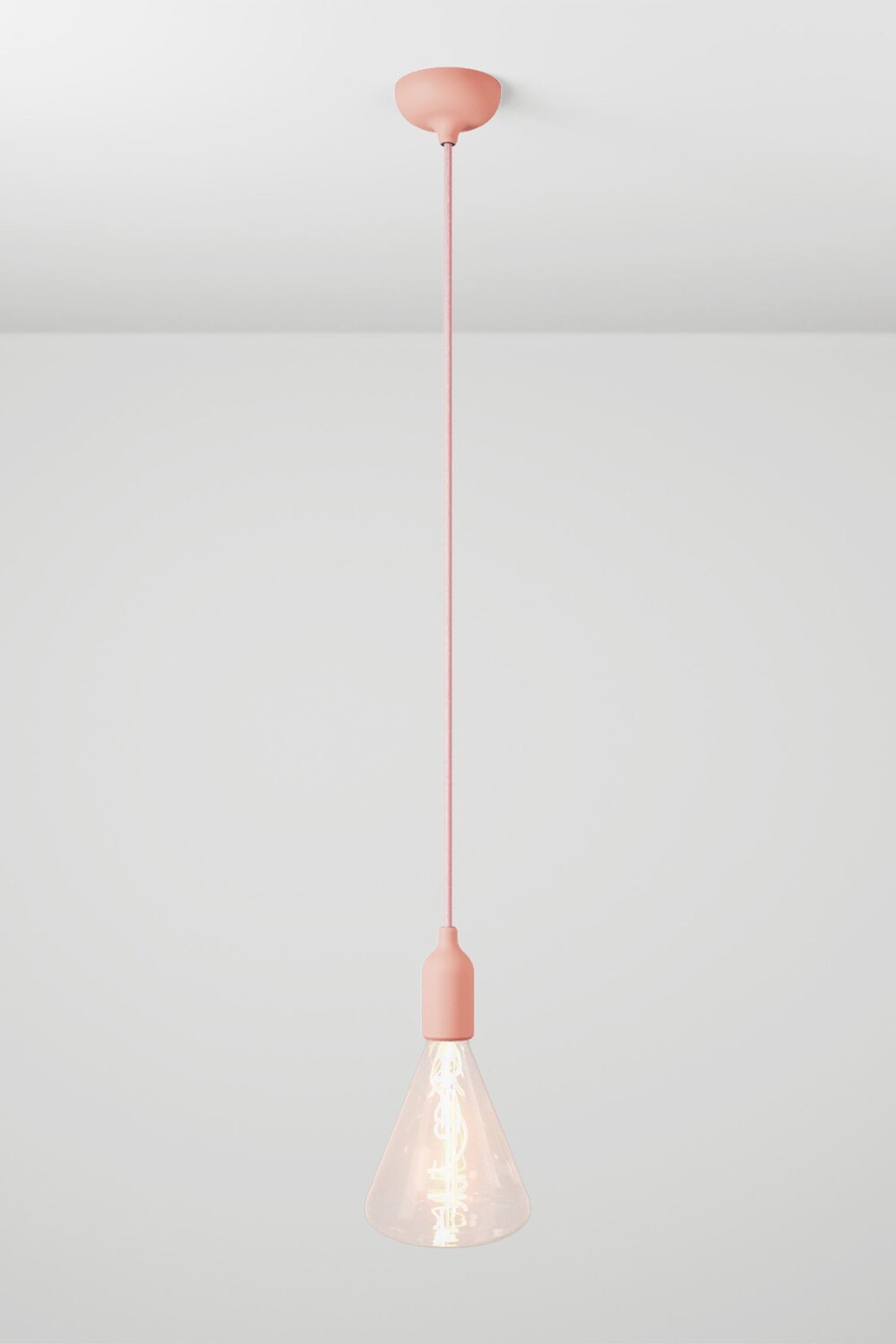 

Потолочный светильник Creative Cables Silicone, розовый