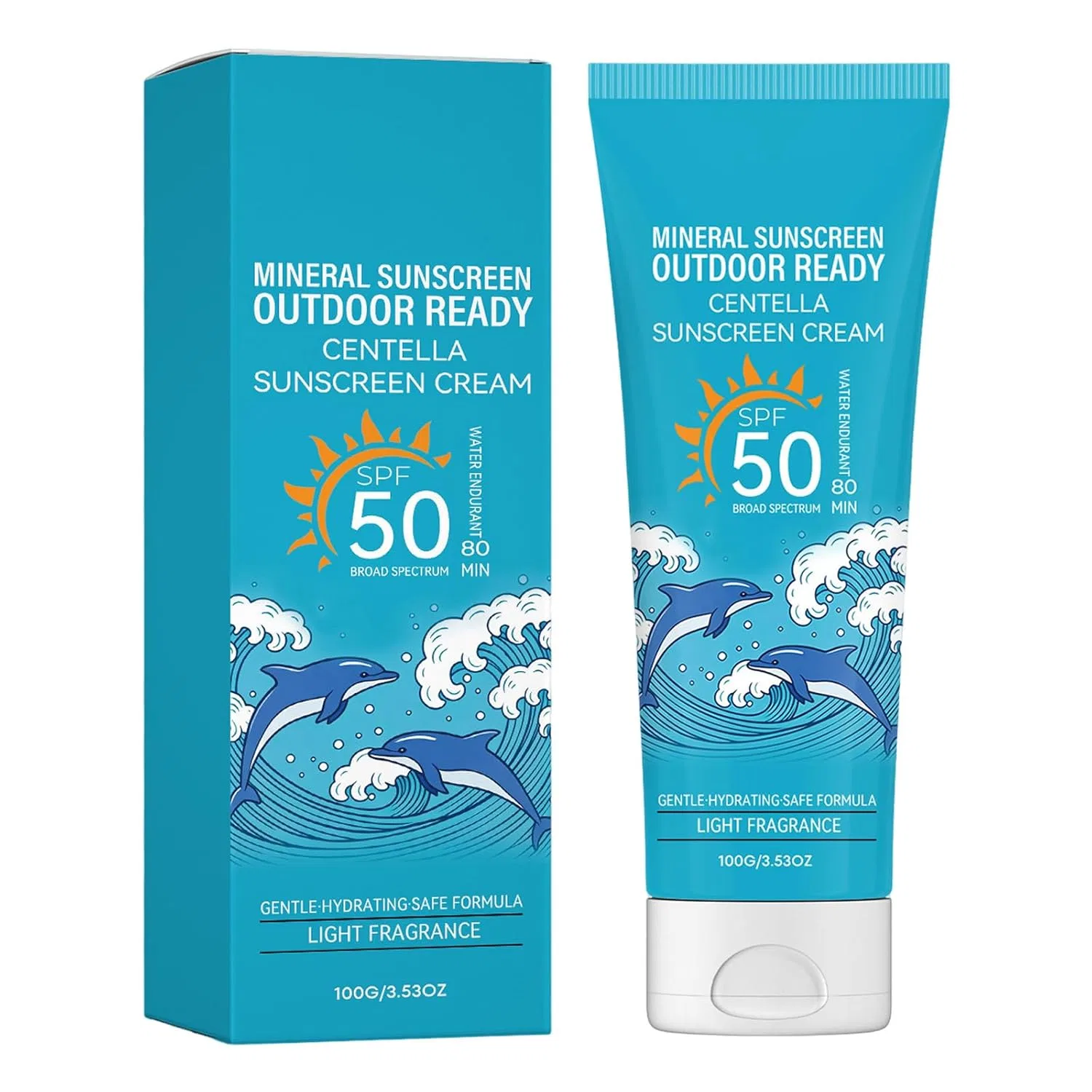 Минеральный солнцезащитный крем SPF 50, Rubu22a, 100 г, 1PC