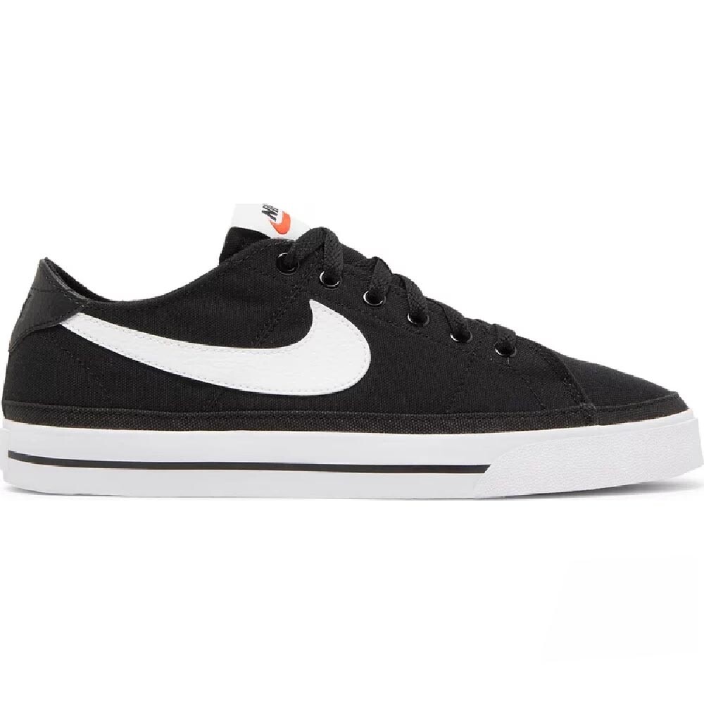 Кроссовки Nike Wmns Court Legacy Canvas Black White, черный/белый