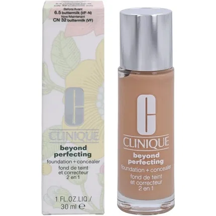 Тональная основа и консилер Clinique Beyond Perfecting, 06 Buttermilk, 30 мл