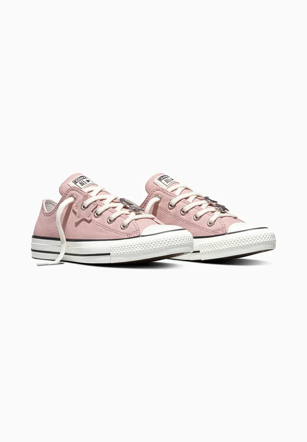 Низкие кеды Chuck Taylor All Star Space Charms унисекс - кроссовки Converse, Petal Pit White Black — фото 2