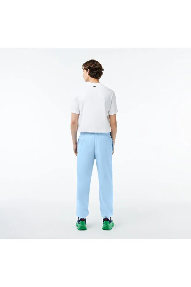 Спортивные штаны Lacoste Hbp синий, мужские, скинни, с принтом — фото 3
