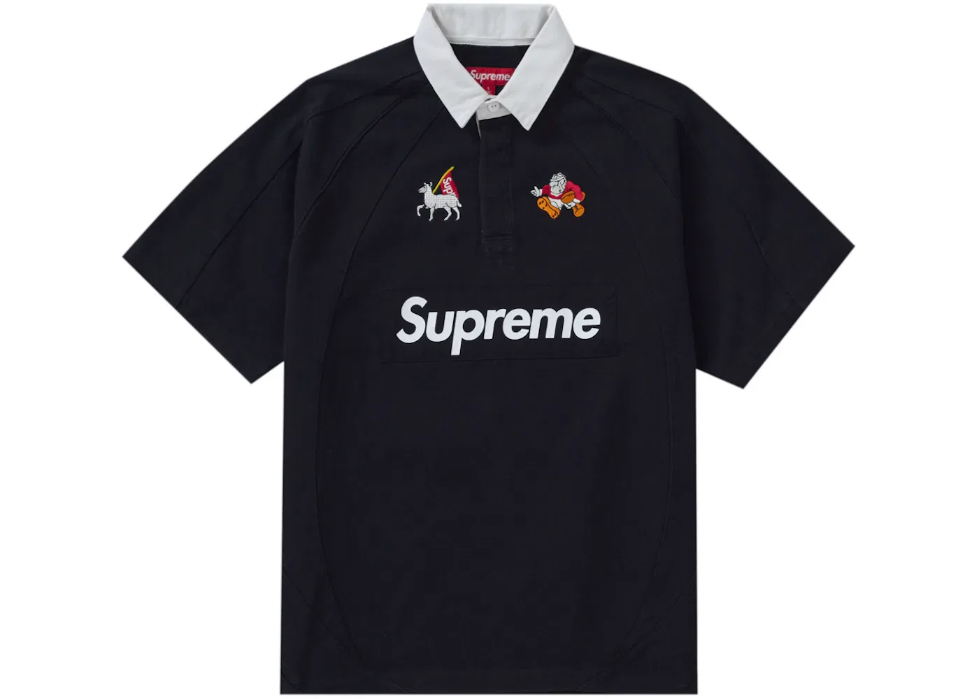 Мужское поло для регби с принтом Rugby Supreme, Black