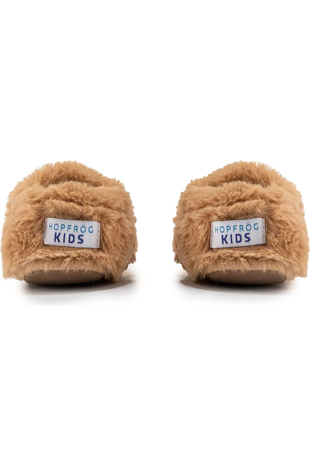 Детские тапочки из искусственного меха Furry Furry Hopfrög Kids, Chestnut — фото 4