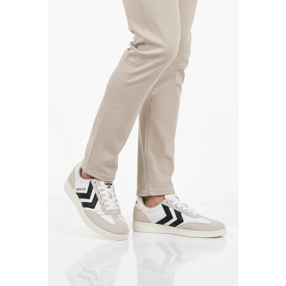Детские кроссовки без шнуровки с замшевыми деталями, White, 227912 VM78 Cph Rs Hummel