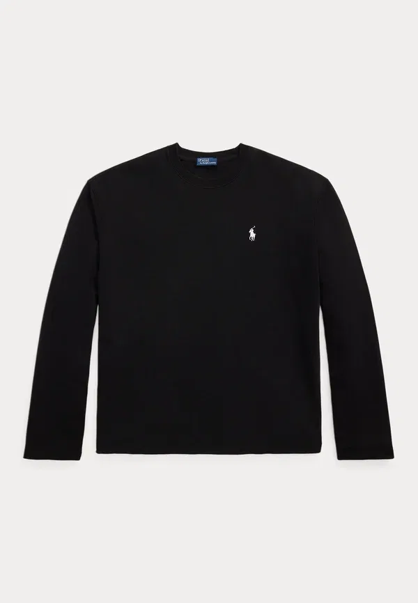Футболка с длинным рукавом из хлопка Polo Ralph Lauren, черный