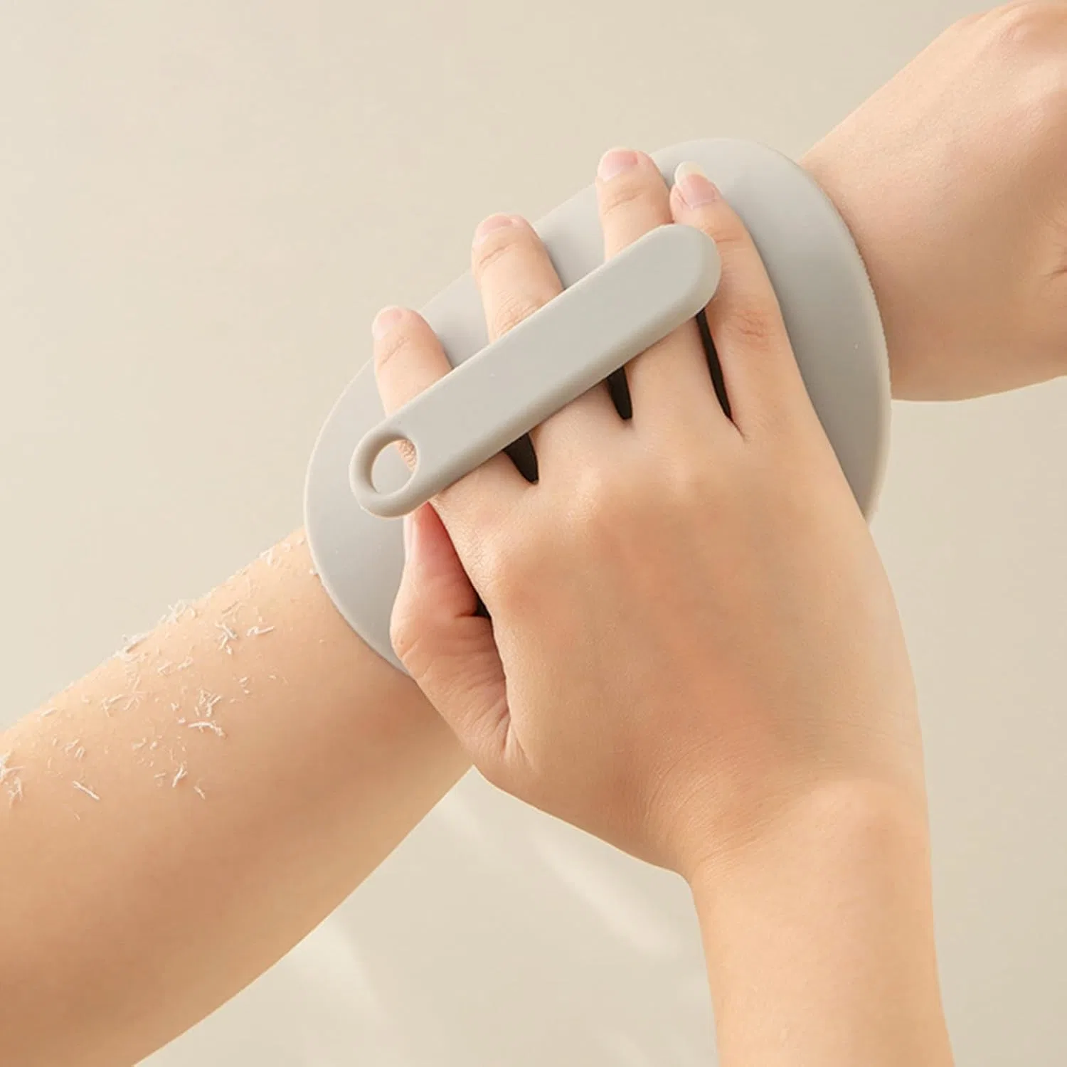 Силиконовая щетка для душа, Générique, Серый — фото 3