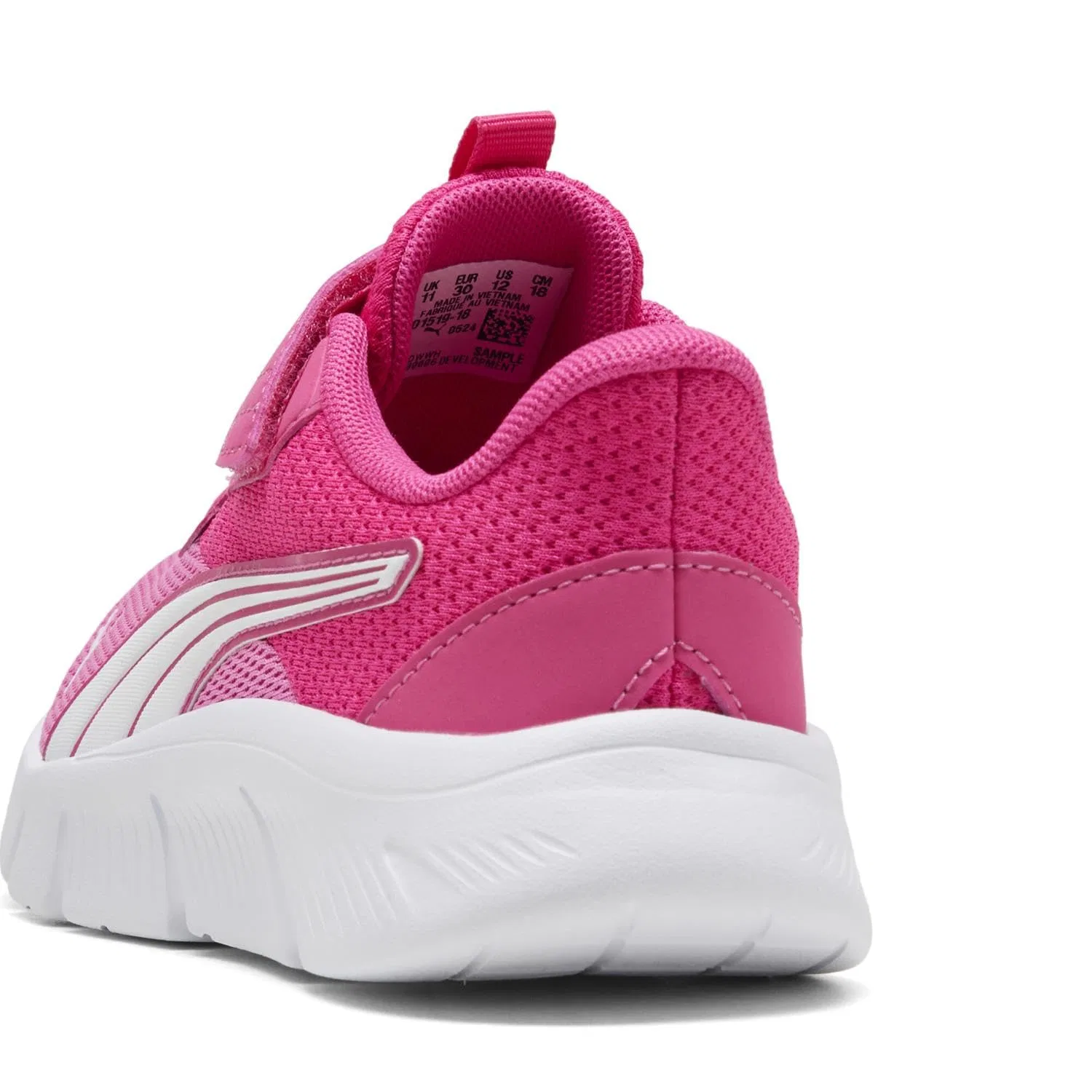 Детские кроссовки для мальчиков с дышащим верхом Flexfocus Modern Ac+ Ps PUMA, Glowing Pink Posie Pink PUMA White — фото 2