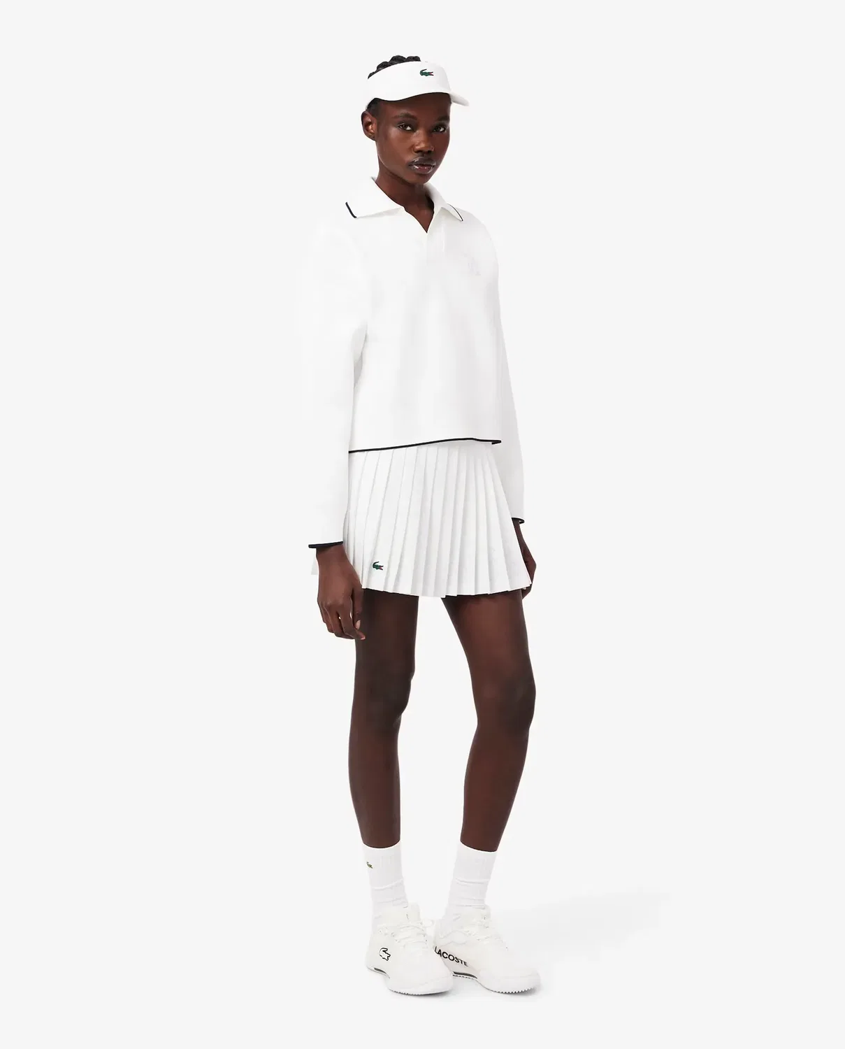 Юбка для тенниса Lacoste Ultra-Dry Heritage, Blanco — фото 4