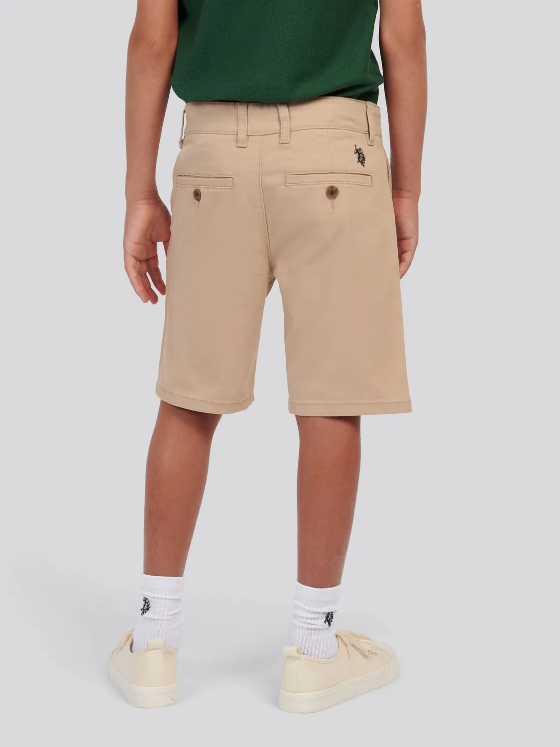 Шорты чинос классические U.S. Polo Assn, Natural — фото 2