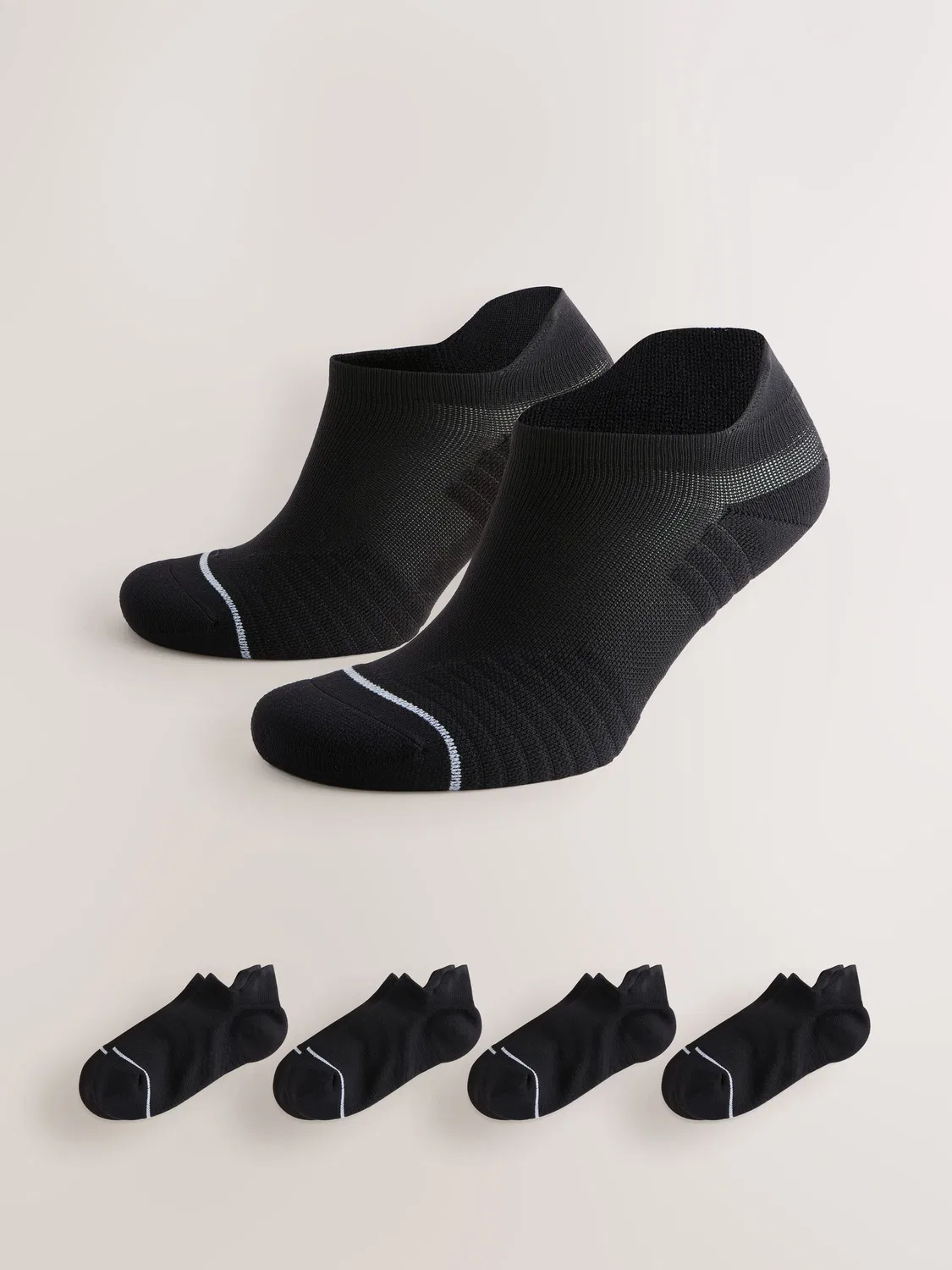 Носки спортивные Active Cushioned Sports Trainer Next, черный