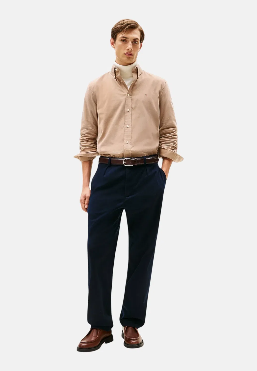 Камиция - рубашка Tommy Hilfiger, Beige — фото 2