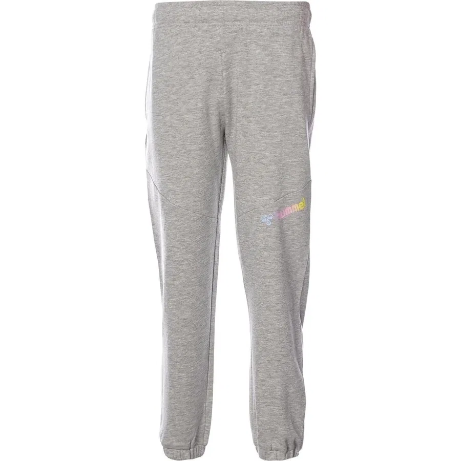 Детские спортивные штаны jogger с принтом Hmljazz Pants, Hummel, Серый — фото 2