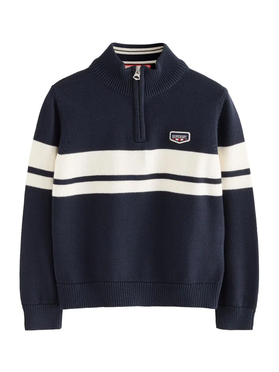 Свитер Superdry & Co темно-синего цвета