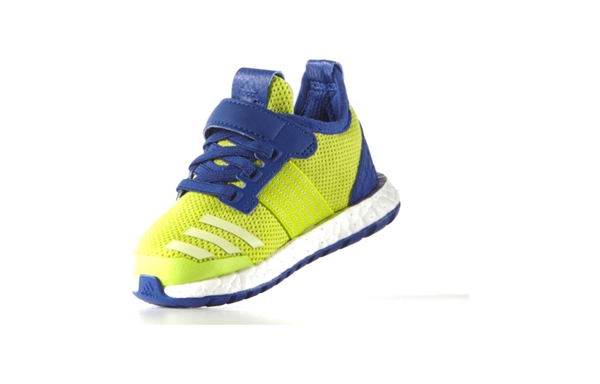 LEGO x Pure Boost Антиударные и износостойкие низкие кроссовки для малышей Синий Белый Зеленый Младенцы и малыши Adidas — фото 3