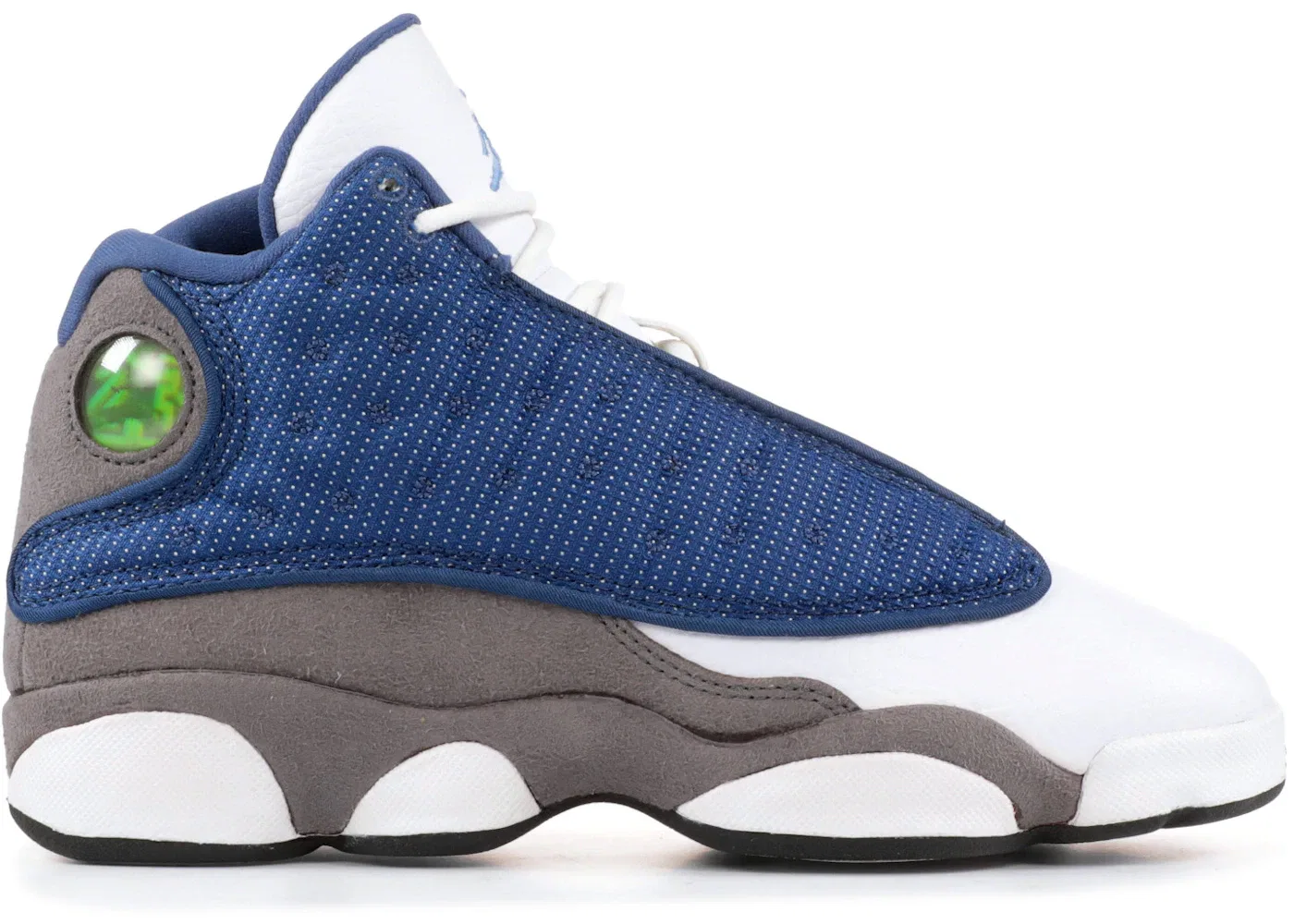 Детские кроссовки с принтом Jordan 13 Retro Jordan, French Bl/Unvrsty Bl-Flnt Grey-W