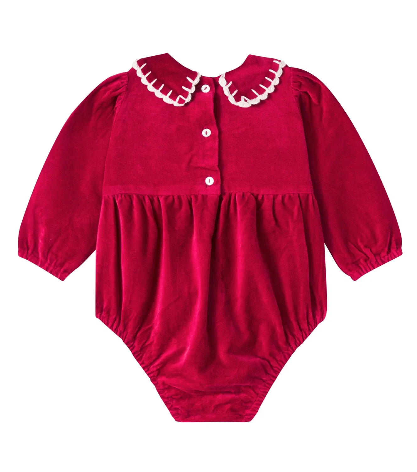 Боди хлопковое Baby Millie Bebe Organic, красный — фото 2