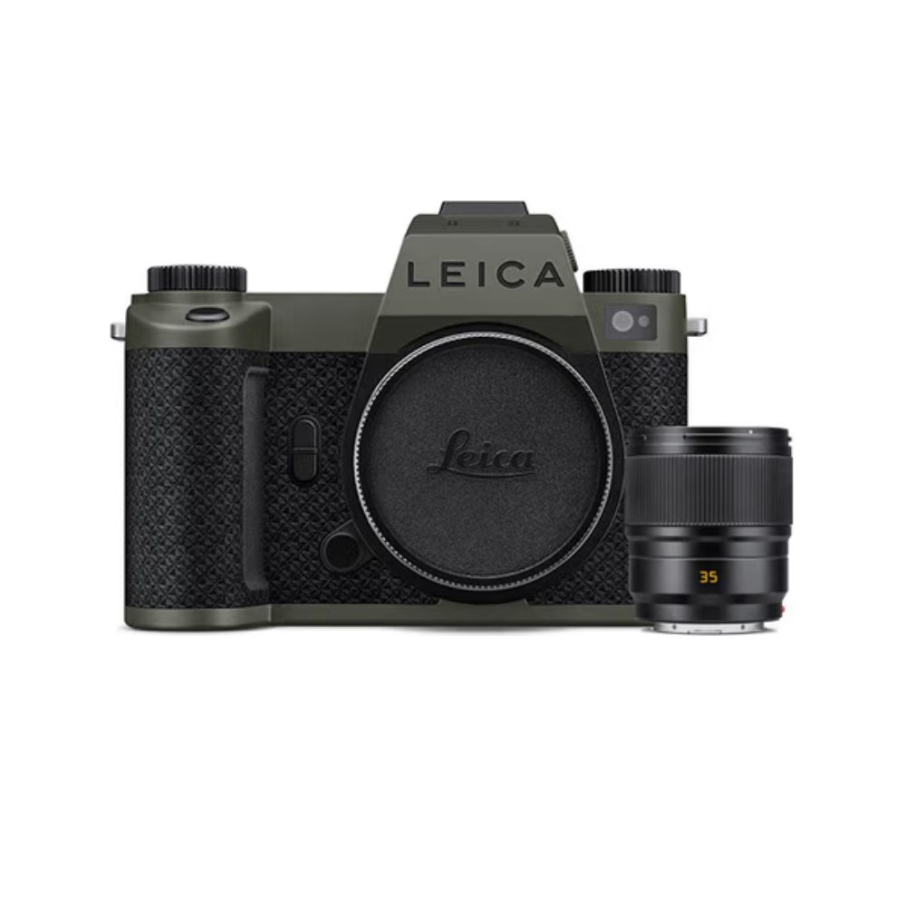 

Цифровой фотоаппарат Leica SL3 Reporter с объективом Leica Summicron-SL 35mm f/2 ASPH, оливковый