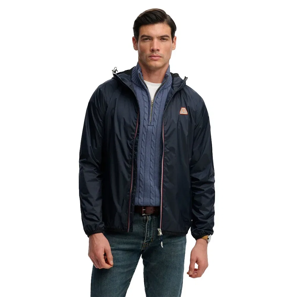 Ветровка Essential Tri Windbreaker Superdry, синий