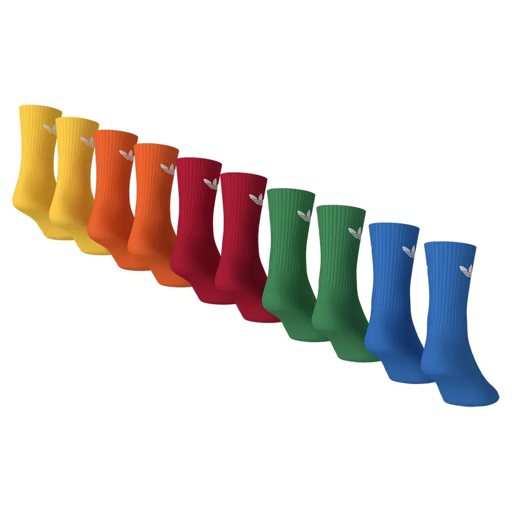 Носки Adidas Originals OG crew socks 10 шт, мультиколор — фото 4