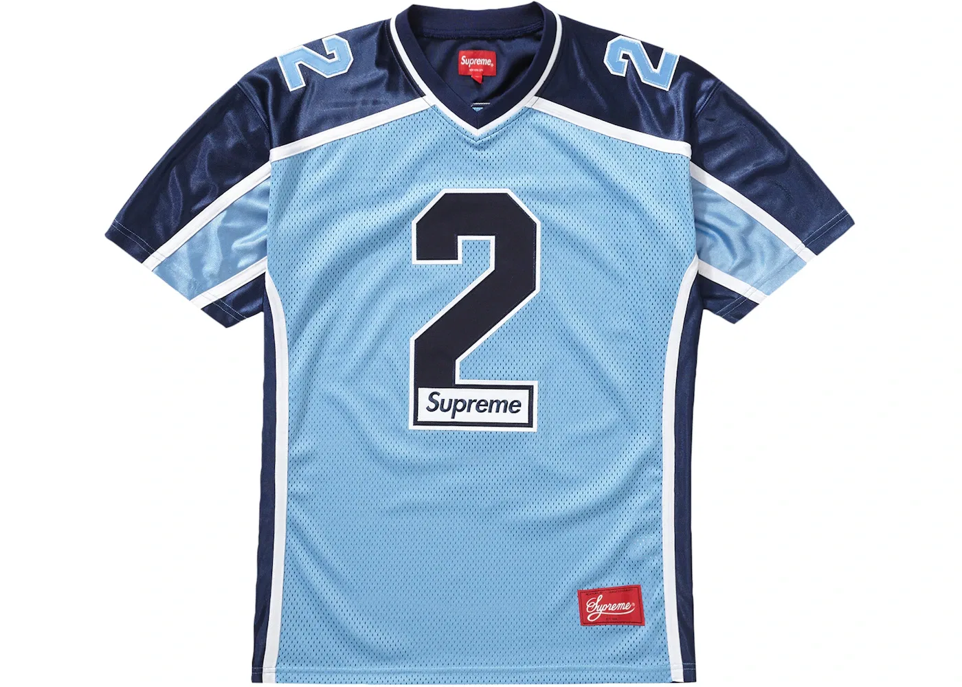 Мужская футбольная джерси Supreme Above All Football Jersey Light Blue