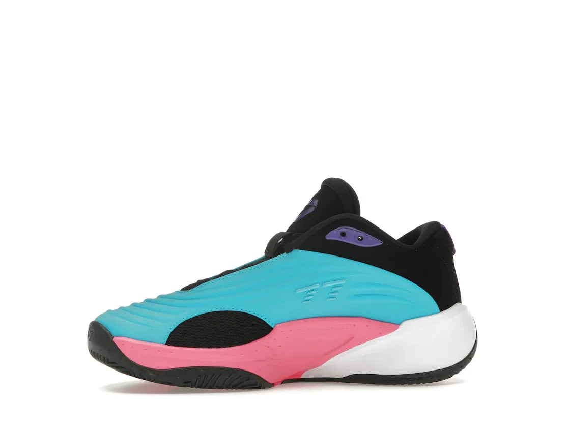 Детские кроссовки для мальчиков с принтом Jordan Luka 3, Chlorine Blue/Hyper Pink/Hyper Grape/Black — фото 3