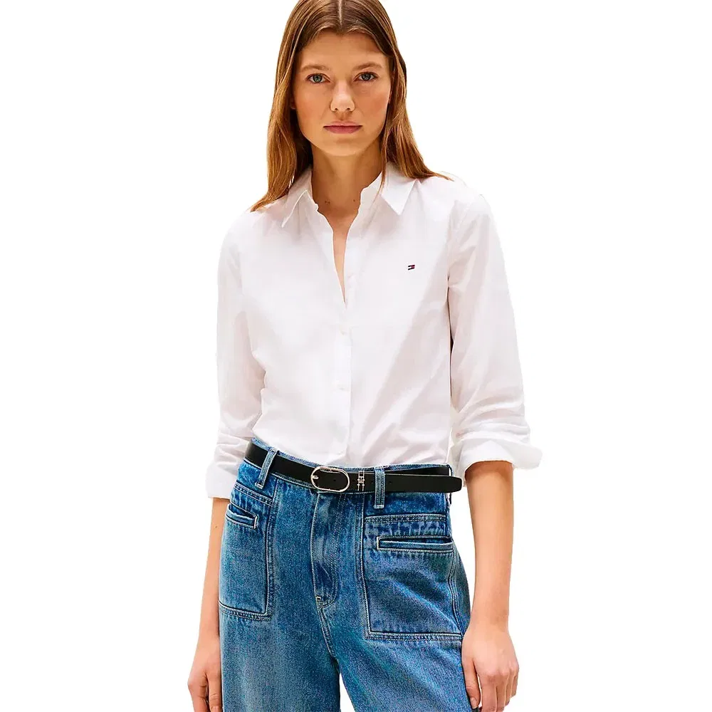 Рубашка с длинным рукавом Tommy Hilfiger, белый
