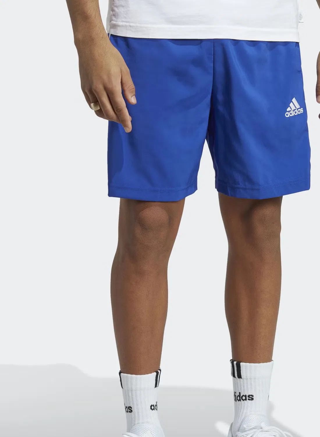 Шорты спортивные с технологией AEROREADY Chelsea 3-Stripes Adidas, синий