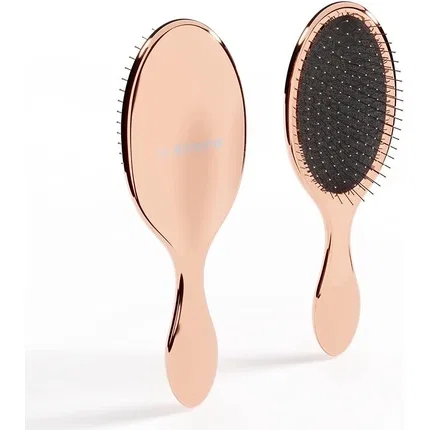 Круглая расческа для волос с хромированной отделкой Kiepe, Rose Gold