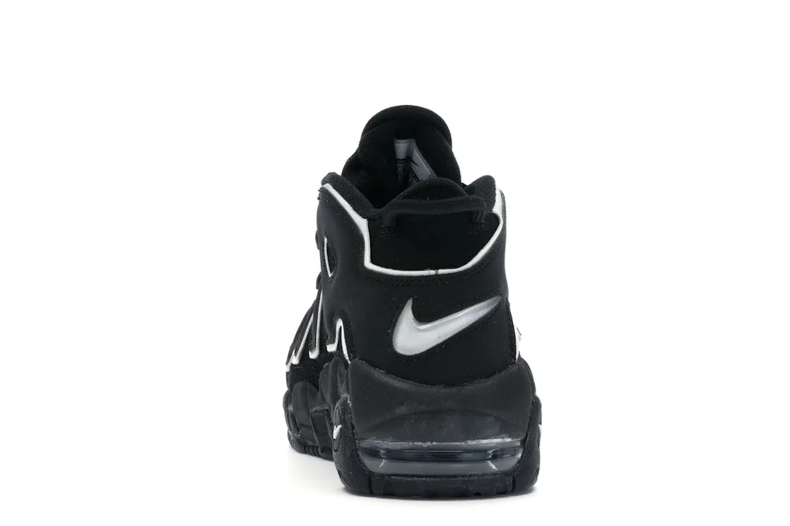 Детские кроссовки Lifestyle с принтом Nike Air More Uptempo Nike, Black/White — фото 4