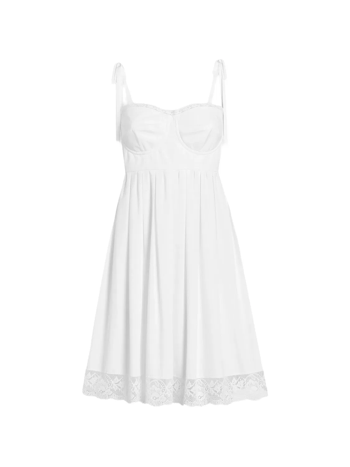 Платье из поплина Dolce & Gabbana, белый