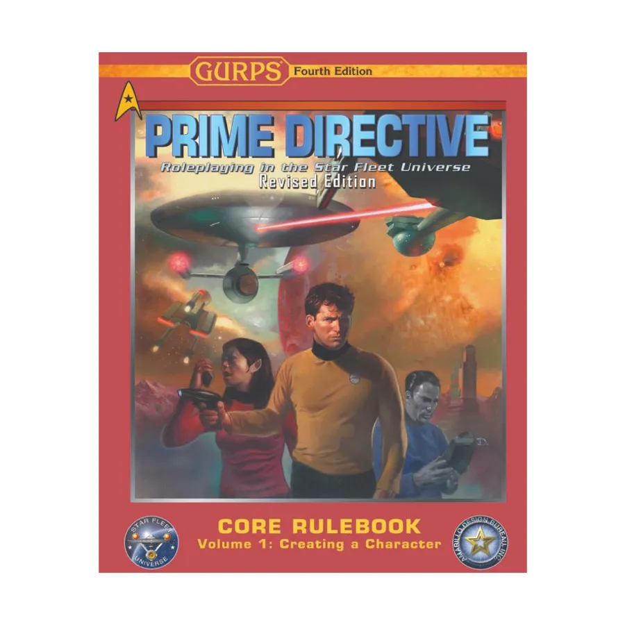 

Core Rulebook Vol 1 & 2 - GURPS Prime Directive 2020, GURPS Prime Directive (ADB), мягкая обложка